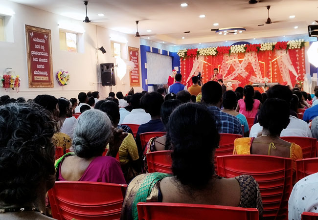 Grace Ministry Celebrates Christmas 2022 with grandeur at Prayer Centre in Valachil, Mangalore on Dec 16, Friday 2020. People from different parts of Karnataka joined the Christmas prayer service in thanking Lord Jesus Christ.